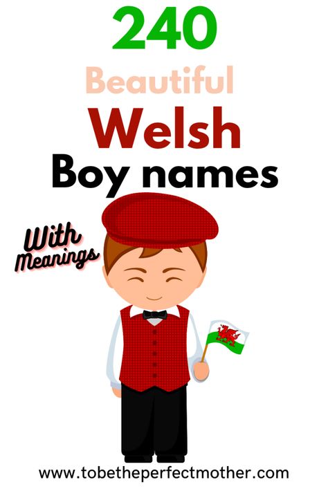 Welsh Names Boys, Welsh Names And Meanings, Welsh Boy Names, Dalton Name, Celtic Boy Names, Boys Names With Meaning, Gaelic Boy Names, Welsh Aesthetic, Scottish Boys Names