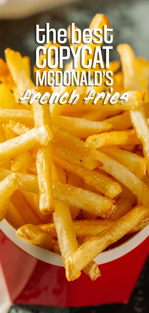 Copycat McDonald’s French Fries [80 Minutes] – Chasety Fun French Fries, Mcdonald’s French Fries Recipe, How To Make Mcdonalds Fries, Copycat Mcdonalds Fries, Mcdonald’s Fries Recipe, Mcdonald’s French Fries, Mcdonalds Fries Recipe, Homemade Mcdonalds Fries, Mc Donalds Recipes