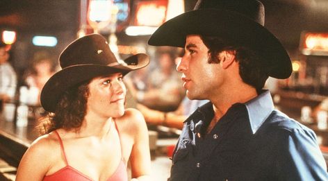 "Urban Cowboy" is often credited for kickstarting the pop-country movement that took place in the 1980s... Urban Cowboy Movie, Debra Winger, An Officer And A Gentleman, Johnny Lee, Charlie Daniels, Bonnie Raitt, Urban Cowboy, Fox Tv, Young Actresses