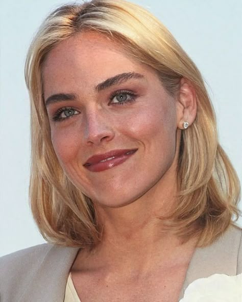 Sharon Stone Now, 90s Models Makeup, Gwyneth Paltrow Hair, Sharon Stone Hairstyles, Purva Phalguni, Actors Then And Now, Lady Lovely Locks, 2023 Hair, Celebrity Perfume