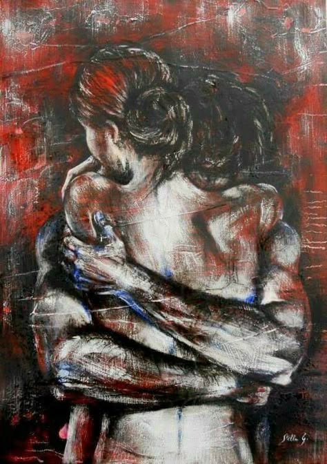 Lovers Painting, Image Couple, Couple Painting, Art Of Love, Female Art Painting, Romance Art, Dark Art Illustrations, Dope Art, A Level Art