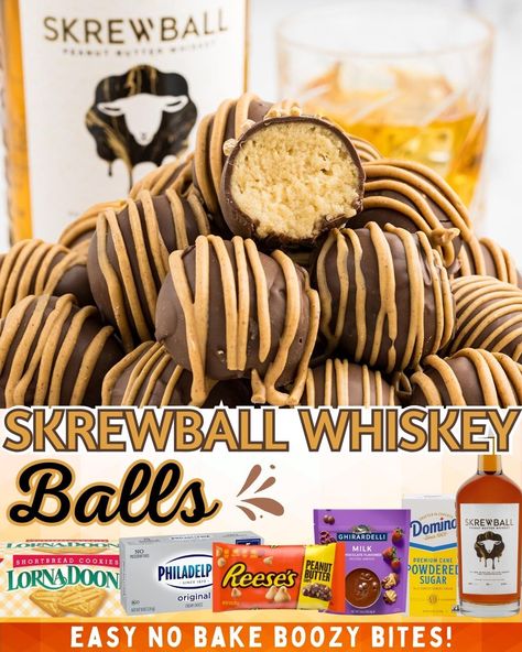 Skrewball Peanut Butter Whiskey Balls, Screwball Peanut Butter Whiskey Recipes, Cake Pop Balls, Whiskey Balls, Peanut Butter Whiskey, Whiskey Recipes, Princess Pinky Girl, Pinky Girl, Fudge Candy