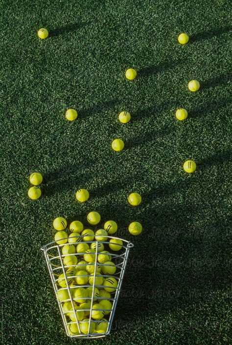 Tennis Balls Aesthetic, Balls Aesthetic, Green Aesthetic Pictures, Tennis Wallpaper, Green Moodboard, Golf Range, Golf Pictures, Golf Photography, Tennis Aesthetic