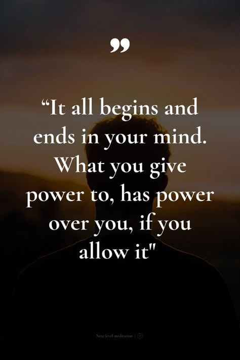 The Power Of Self Talk Quotes, Power Thoughts Quotes, What You Give Energy To, As The Day Ends Quotes, If You Put Your Mind To It Quote, Inner Being Quotes, Power Mind Quotes, What You Give Power To Quotes, Power Of Thoughts Quotes