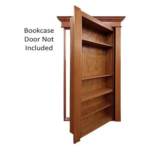 InvisiDoor Hardware Hinge Kit & Reviews | Wayfair Bookcase Door Diy, Hidden Door Bookcase, Hidden Room, Secret Doors, Door Bookcase, Hidden Doors, Bookcase Door, Door Diy, Secret Room