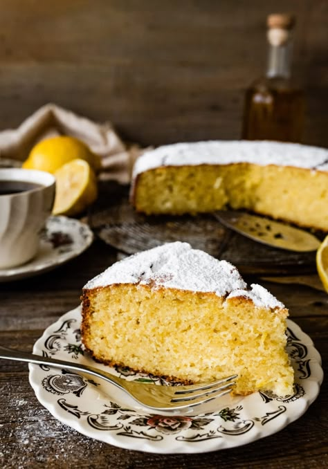 Lemon Olive Oil Cake Recipe - CucinaByElena Olive Oil Sheet Cake, Foolproof Cake Recipe, Olive Oil Cakes, Oil Cake Recipe, Olive Oil Cake Recipe, Cake Receipe, Lemon Olive Oil Cake, Simple Cakes, Italian Recipes Dessert