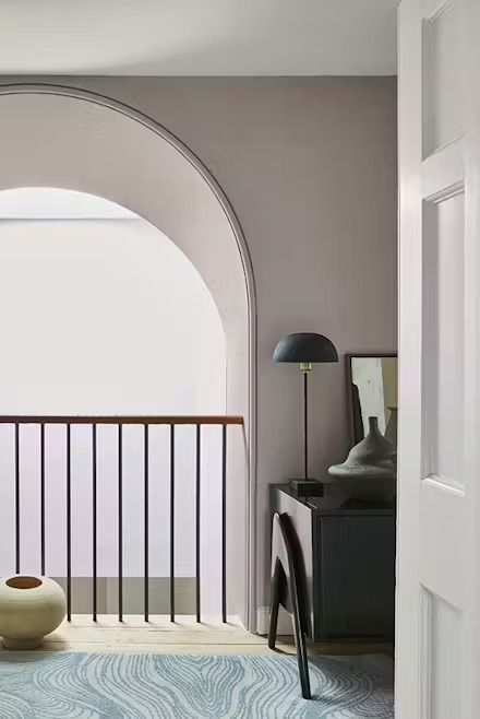 China Clay Hallway - Inspire Me Contemporary Paint Colors, Exterior Masonry Paint, Hallway Paint Colors, Hallway Paint, Masonry Paint, Hallway Inspiration, China Clay, Neutral Paint Color, Little Greene Paint