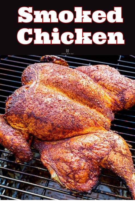 Smoker Recipes Chicken, Smoked Chicken Quarters, Smoked Chicken Recipes, Smoked Whole Chicken, Masterbuilt Smoker, Smoker Recipes Electric, Chicken Quarters, Cooking Whole Chicken, Charcoal Smoker