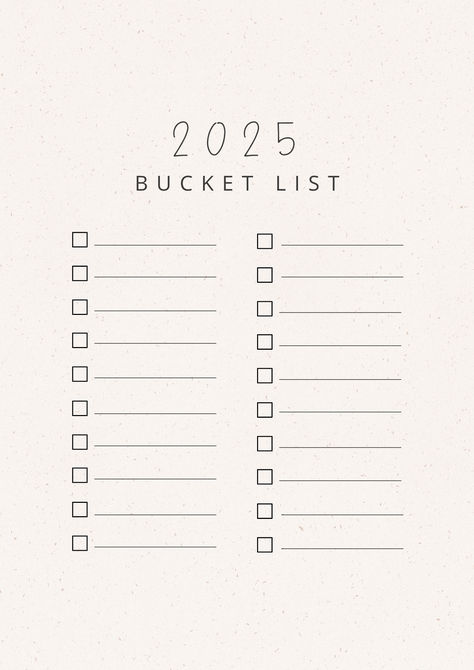 bucketlist 2025 Collage Bucket List, 2025 Goals Printable, 2025 Goal Template, 2025 Goals List Template, 2025 Goal List, 2025 Bucket List Template, My Goals 2025, 2025 To Do List, 2025 Goals Aesthetic List