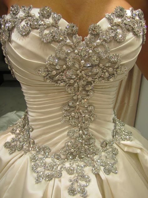 Bejewel! Pnina Tornai, Princess Gown, Princess Wedding Dresses, A Wedding Dress, Princess Wedding, Yes To The Dress, Gorgeous Gowns, Ball Gowns Wedding, Beautiful Wedding Dresses