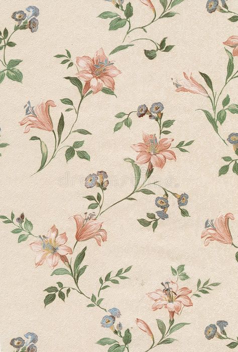 Vintage Textile Prints, Antique Floral Print, Flower Pattern Design Prints Textiles, Floral Textile Design, Small Floral Wallpaper, Vintage Textiles Patterns, Flower Pattern Design Prints, Wallpaper Old, Small Floral Pattern