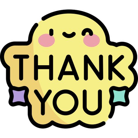 Cute Thank You Stickers, Thank You Png, Thank You Cute, Thank You Sticker, Funny Logos, Halloween Party Packs, Bakery Icon, Funny Laptop Stickers, Restaurant Icon