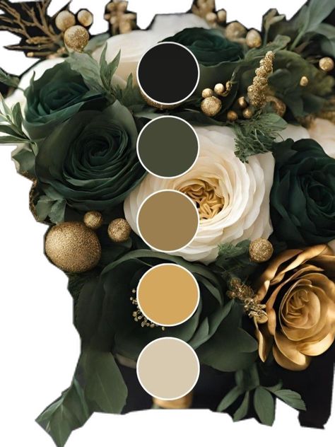 Wedding Color Ideas Winter, Wedding Color Ideas Summer, Wedding Colors Unique, Spring Wedding Color Ideas, Winter Wedding Color Ideas, Fall Wedding Color Ideas, Color Ideas Wedding, Wedding Color Palette Ideas, Green And Gold Wedding