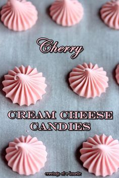 Cherry Fudge, Cherry Cream Cheese, Cream Cheese Mints, Candy Truffles, Holiday Foods, Candied Nuts, Homemade Candies, Candy Cookies, Candy Desserts