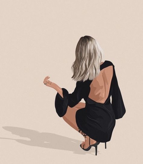 Power Woman Illustration Art, Woman Illustration Blonde, Blonde Illustration, Girly Art Illustrations Life, Fashion Drawing Sketches, Girl Background, Cute Fall Wallpaper, Girly Wall Art, Book Illustration Art