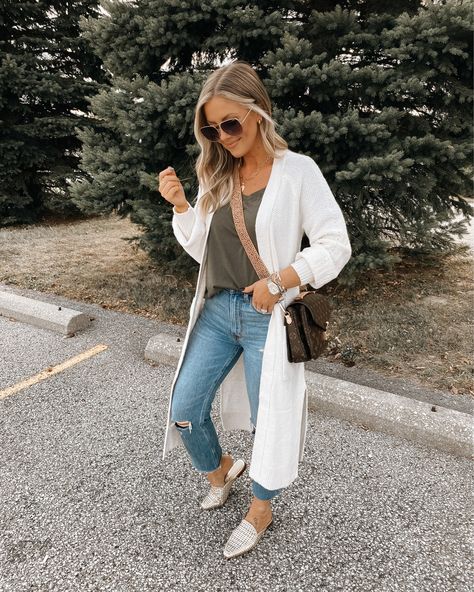 Duster Cardigan Outfit, Almost Ready Blog, Amanda West, Outfit Inspiration Women, Church Fits, Fashion Basics, Casual College Outfits, Boho Fashion Summer, Nashville Outfits