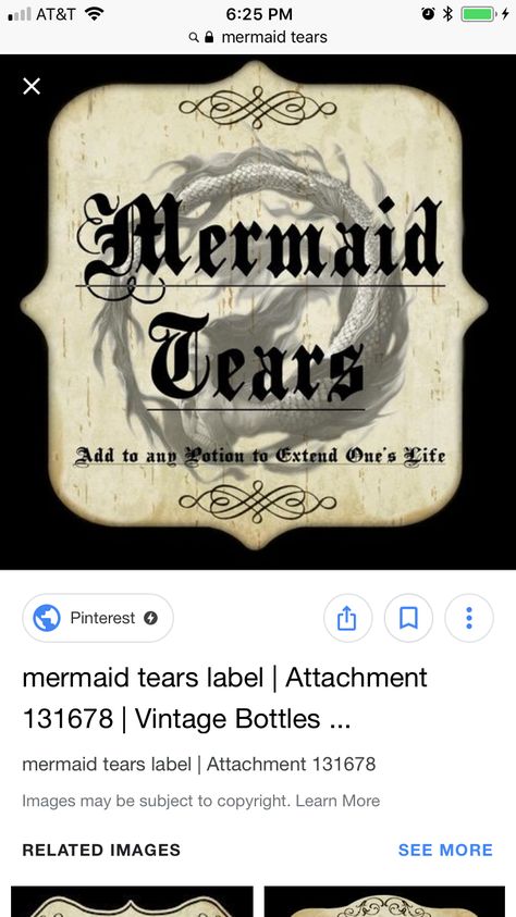 Mermaid Tears, Vintage Bottles, Little Mermaid, Mermaid, Halloween