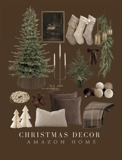 Natal Natural, Minimalist Christmas Decor, Christmas Apartment, Cozy Christmas Decor, Neutral Christmas Decor, Neutral Christmas, Christmas Decor Inspiration, Christmas Interiors, Christmas Themes Decorations