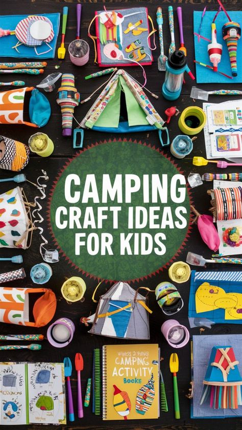 Camping Crafts for Kids | Engage Your Children with These Awesome Activities Camping Stem Activities For Kids, Camping Projects For Kids, Camp Theme Crafts, Camping Vbs Theme, Fun Camping Ideas For Kids, Survivor Crafts, Vbs Camping Theme, Camping Craft Ideas, Diy Binoculars