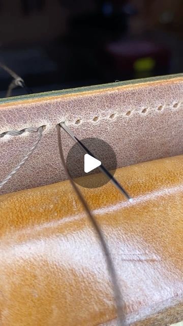 Leather Stitching Techniques, Sweater Repair, Hand Sewing Techniques, Sewing Craft Room, Diy Leather Projects, Upcycling Furniture, Leather Stitching, Sewing Tips And Tricks, Stitching Techniques