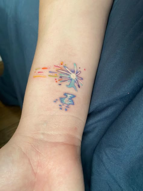 Job Tattoo, Howl's Moving Castle Tattoo, Tatuaje Studio Ghibli, 하울의 움직이는 성, Castle Tattoo, Ghibli Tattoo, Cute Little Tattoos, Tatuaje A Color, Dream Tattoos