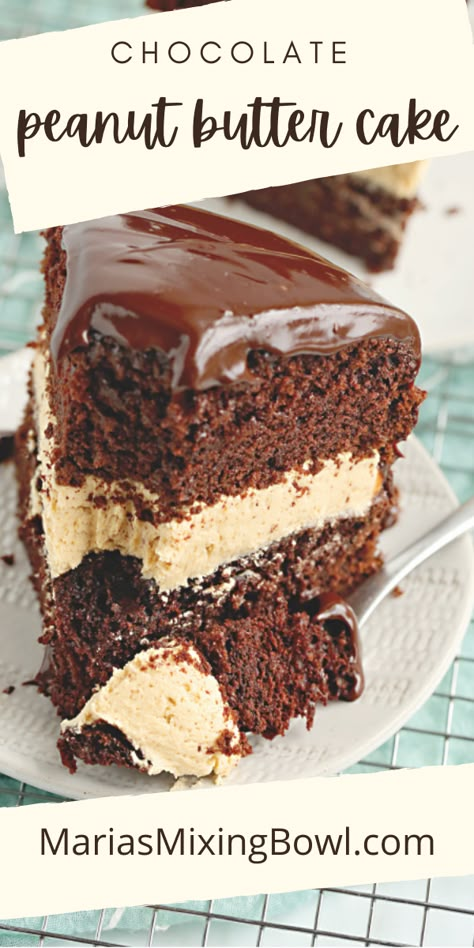 Chocolate Peanut Butter Cake Recipe, Peanut Butter Cake Recipe, Peanut Butter Chocolate Cake, Butter Chocolate Cake, Chocolate Peanut Butter Cake, Butter Cake Recipe, Recipes For, Peanut Butter Cake, Best Peanut Butter