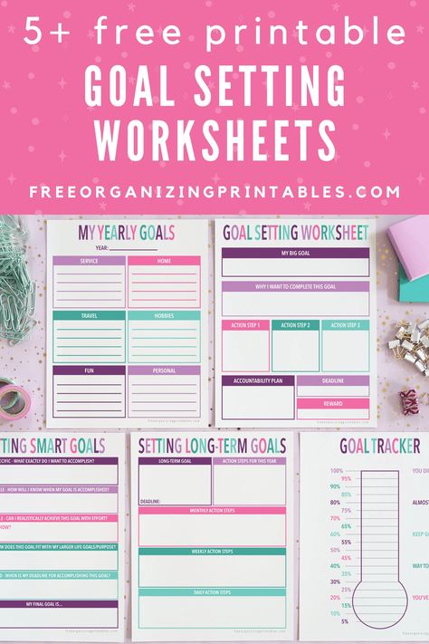 5+ Free Printable Goal Setting Worksheets that Get Results Motivation Worksheets Free Printable, Simple Goal Setting Worksheet, Smart Goal Worksheet Free Printable, Goal Planning Worksheet Free Printable, Goal Setting Template Free Printable, Goals Template Free Printables, Goal Template Free Printables, Goal Setting Worksheet Printables Free, Goal Setting Worksheet Printables