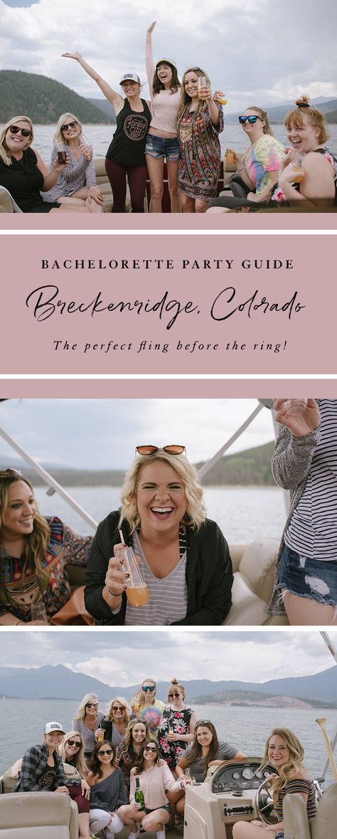 Host your last fling before the ring in Breckenridge, Colorado! We're sharing a guide with everything you need for the best weekend with your bride tribe! Colorado Bachelorette Party Ideas, Breckenridge Colorado Bachelorette, Breckenridge Bachelorette Party, November Bachelorette Party Ideas, Bachelorette Colorado, Breckenridge Bachelorette, Colorado Bachelorette Party, Colorado Bachelorette, Breckenridge Colorado Summer