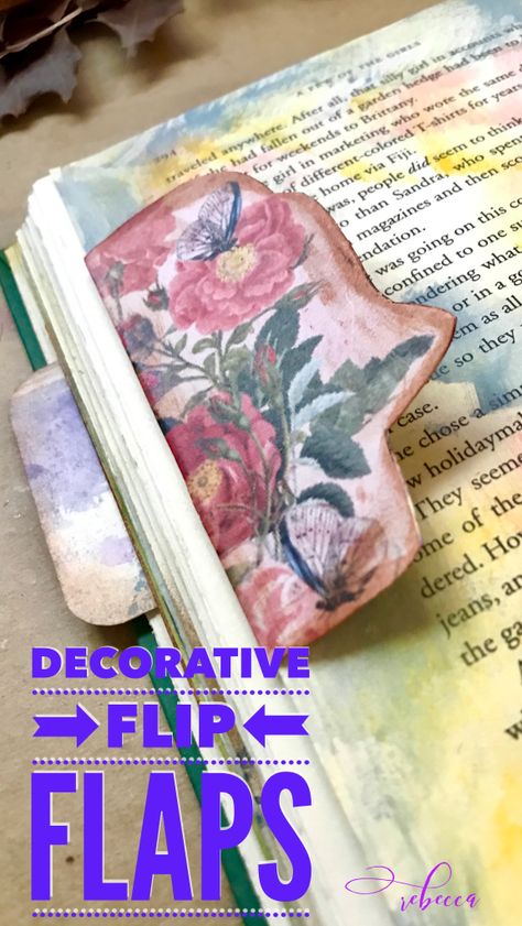 Flip Out Page Junk Journal, Junk Journal Tucks, Junk Journal Ideas How To Make A, Diy Ephemera Junk Journal, Decorating Junk Journal Pages, Junk Journal Inserts Diy, Handmade Art Journal, Altered Books Ideas Junk Journal, Junk Journal Planner