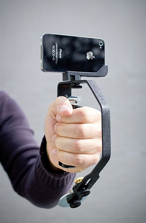 The Picosteady - Video Camera Stabilizer by Supraflux LLC — Kickstarter Iphone Gadgets, 3d Camera, Iphone Video, Tech Toys, Smartphone Accessories, Point And Shoot Camera, Types Of Cameras, Gadgets And Gizmos, Cool Technology