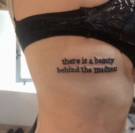 Beauty Behind The Madness Tattoo, Madness Tattoo, First Tattoo Idea, Weeknd Core, The Weeknd Tattoo, The Weeknd Memes, Xo Tattoo, Basic Tattoos, Waist Tattoos