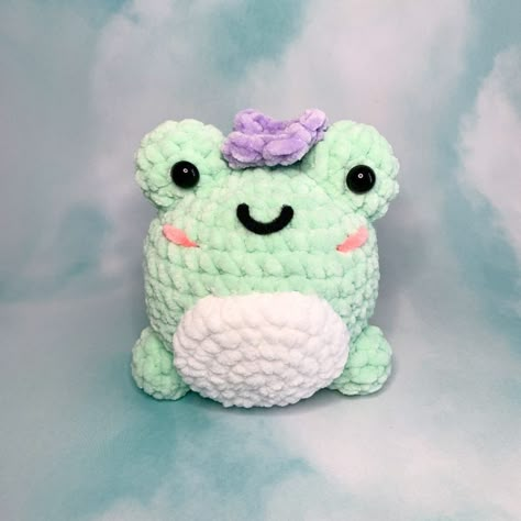 Mini Crochet Frog Free Pattern, Crochet Frog Squishmallow Pattern Free, Chubby Frog Crochet Pattern, Crochet Arumigumi, Frog Crochet Pattern Free Amigurumi, Crochet Frog Pattern Free, Wonder Crochet, Aesthetic Crochet Patterns, Amigurumi Frog