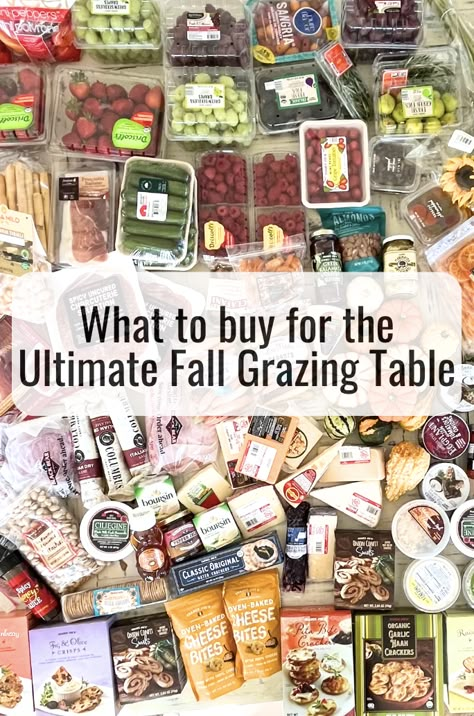 Grazing Table For 250 People, Charcuterie Table Shopping List, Fall Themed Grazing Table, Grazing Table 150 People, Fall Charcuterie Table Display, Grazing Table List Of Food, Grazing Table Recipes, Grazing Table For 70 People, Charcuterie For 150 People