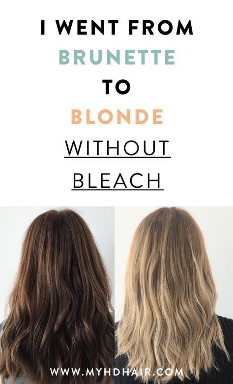 Naturaly Lighten Hair, Bleach Wash Hair, Brown Hair Without Bleach, Blonde Without Bleach, Lighten Hair At Home, Natural Hair Bleaching, Bleaching Dark Hair, Diy Bleach Hair, Hair Lightening Spray