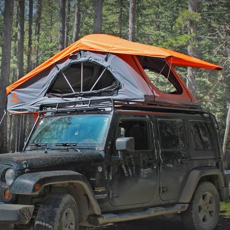 Rooftop Tents Taking Off? More Models Introduced Into Cartop Market | GearJunkie Car Top Tent, Jeep Tent, 4 Season Tent, Ski Rack, Car Roof Racks, Jeep Camping, Expedition Portal, Car Tent, Roof Tent