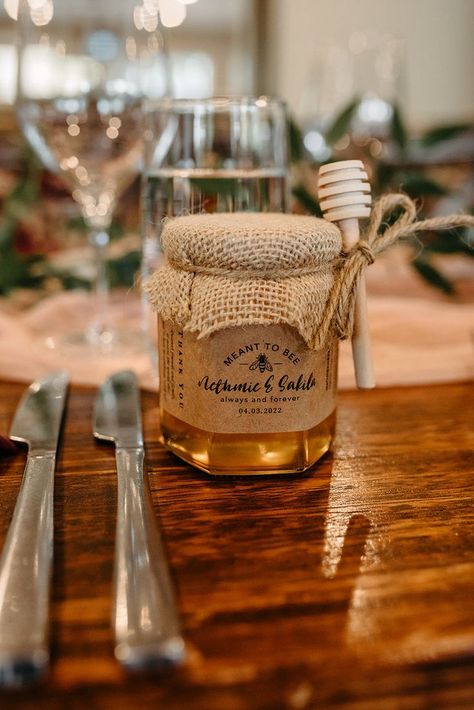 Photography by White Rabbit Photography White Rabbit Photography, Rabbit Photography, Honey Jar Wedding Favors, Country Rustic Wedding, Honey Wedding Favors, Enchanted Garden Wedding, Honey Diy, Honey Wedding, Edible Wedding Favors