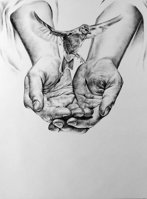 Spine Art, Pencil Colour Painting, Holding Hands Drawing, Family Tattoo Ideas, Matthew 6 26, Family Tattoo, Heaven Art, Hand Drawing Reference, Beautiful Sketches