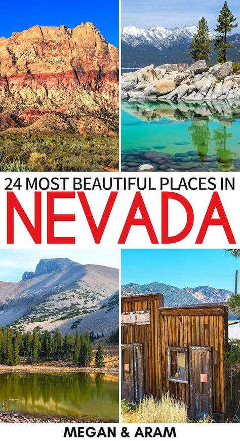 Are you planning a trip to the southwest and are looking for the best places to visit in Nevada? Click to read more about these mind-blowing Nevada attractions! | Place in Nevada | Nevada destinations | Nevada bucket list | Nevada itinerary | Things to do in Nevada | Las Vegas day trips | Lake Tahoe | Cathedral Gorge | Valley of Fire State Park | Ely Nevada | Where to go in Nevada | What to do in Nevada | Sights in Nevada | Nevada landmarks Nevada Hiking, Cathedral Gorge, Nevada Day, Southwest Travel, Valley Of Fire State Park, 40 Acres, Nevada Travel, Ranches For Sale, Nevada State