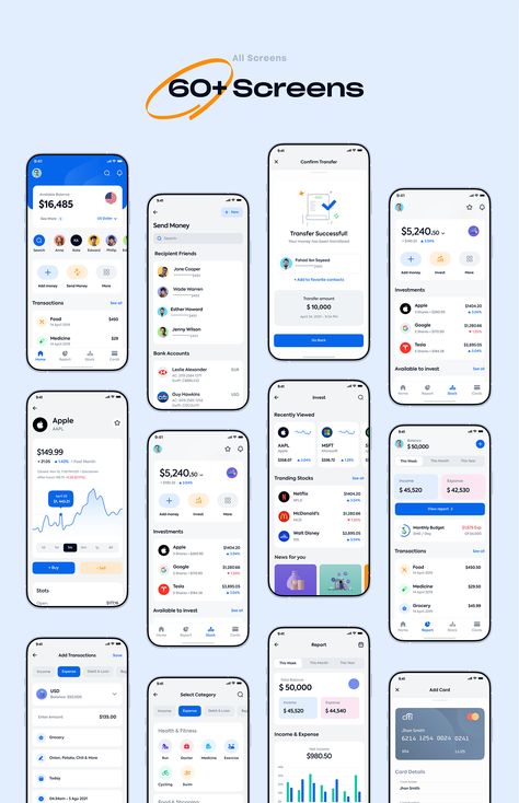 Mobile banking & Wallet app | Fintech App UI UX Design :: Behance Fintech App, Mobile App Inspiration, Ui Ux Design Trends, Dashboard App, Ux Case Study, Ux Design Trends, Ux Design Mobile, Saving App, App Ui Ux Design