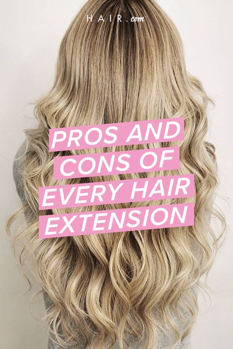 We sat down with Stephanie Nolan, model-turned-founder and CEO of XOXO Virgin Hair, to get the scoop on the pros and cons of each extension installation technique. Keep reading to find out which extensions are perfect for your hair type and lifestyle. 30 Inch Hair Extensions, Pros And Cons Of Hair Extensions, Weft Extensions Before And After, Hair Extensions Sew In, Keratin Tip Hair Extensions, Ktip Extensions Hairstyles, Sew In Extensions Before And After, Types Of Extensions Hair, Sew In Extensions Hairstyles