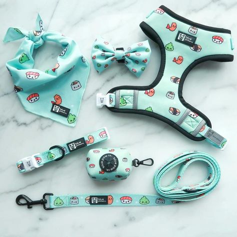 Pet Accessories Diy, Dog Accesories, Pet Harness, Labradoodle, Dog Harness, Dog Accessories, Collar And Leash, Dog Stuff, Bandanas