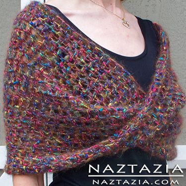 Free Shawl Pattern Round-Up: Great Ideas for Summer Wraps - YARNutopia by Nadia Fuad YARNutopia by Nadia Fuad Crochet Mobius, Infinity Shawl, Boho Shawl, شال كروشيه, Poncho Crochet, Crochet Scarfs, Crochet Shawls And Wraps, Shawl Crochet, Crochet Shrug