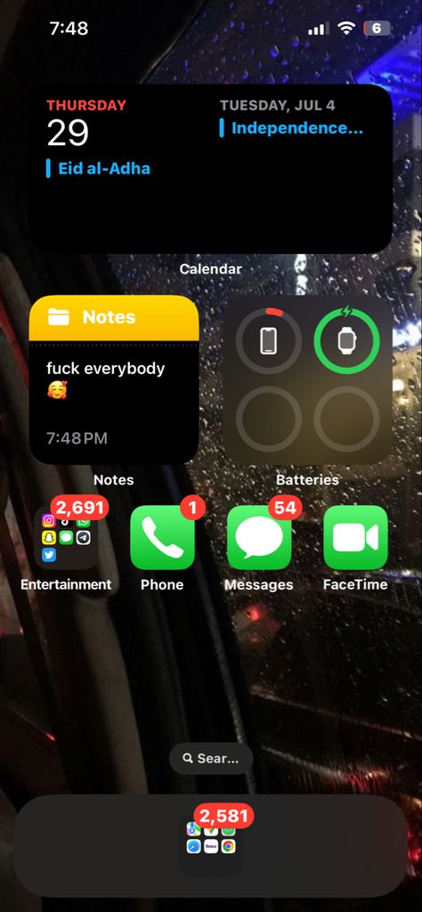 Normal Homescreen Layout, Iphone 8 Plus Homescreen Layout, Homescreen Basic Layout, Iphone Home Screen Layout Normal, Home Screen Layout Iphone Car Theme, Calendar Notes, Phone Messages, Homescreen Layout, Iphone Organization