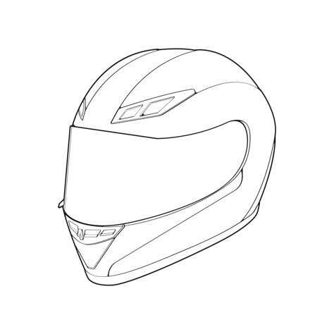 Motor Helmet Drawing, Motorbike Helmet Drawing, Biker Helmet Drawing, Bike Helmet Drawing, Motorcycle Helmet Tattoo, Motorcycle Helmet Drawing, Motorbike Drawing, Best Shoulder Tattoos, Helmet Vector