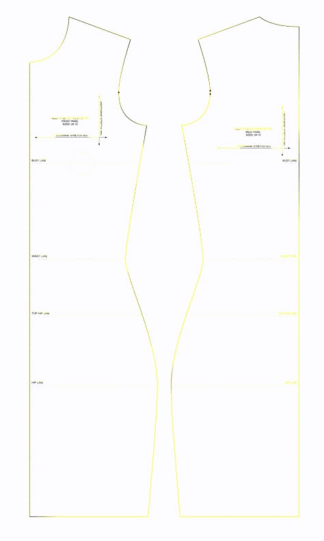 Basic Sewing Patterns and Slopers To Fit Your Measuremnts - PatternLab Self Drafting Patterns, Patron For Dresses, Basic Dress Pattern Simple, Basic Dress Sewing Pattern, Pattern Pieces Sewing, Body Pattern Sewing, Basic Pattern Making Dress, Basic Pattern Making Tutorials, Basic Dress Pattern Free