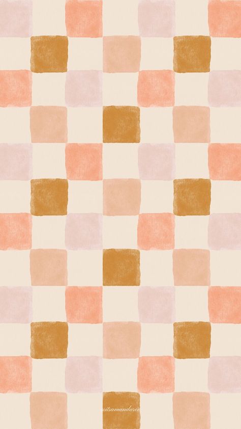 Fall Wallpaper Ideas, Wallpaper Pattern, Fall Wallpaper, Wallpaper Ideas, Iphone, Orange, Pattern, Pink, White