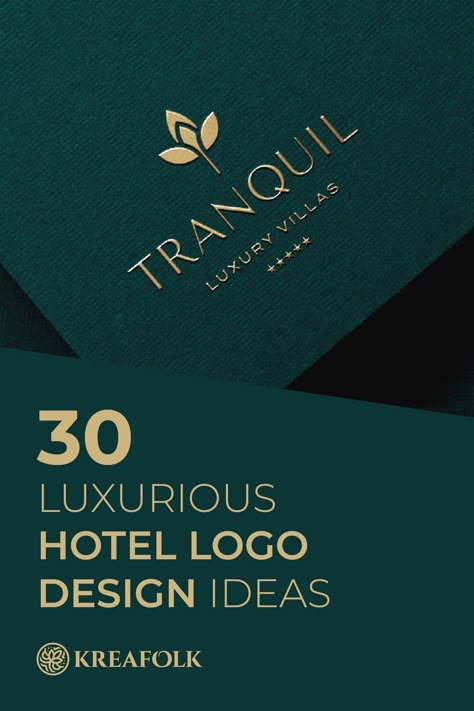 Resort Logo Design Luxury, Luxury Restaurant Logo Design, Lounge Logo Design Ideas, Luxury Green Branding, Luxury Hotel Logo Design, Luxury Hotel Branding Design, Hospitality Branding Design, Hotel Logos Ideas, Spa Logo Design Ideas Brand Identity