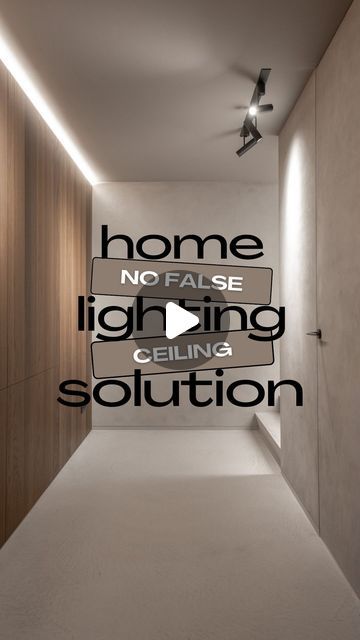 Furniture Factoree on Instagram: "4 EASY to install LIGHTS without FALSE CEILING💡✨  “SAVE” this reel to up your lighting game!  1. PANEL LIGHTS 2. PROFILE LIGHTS 3. TRACK LIGHTS 4. CYLINDER LIGHTS  ✨Follow @furniturefactoree for more interior tips!  Home lighting, lighting tips, modern lighting, home design, false ceiling lights, cozy home, interior design, furniturefactoree" Ceiling Ideas Without False Ceiling, Without False Ceiling Lights, Ceiling With Track Lights, Ceiling Without False Ceiling, Profile Lights Without False Ceiling, Profile Light Without False Ceiling, Ceiling Design Without False Ceiling, Ceiling Lights Without False Ceiling, Cylinder Lights Ceiling