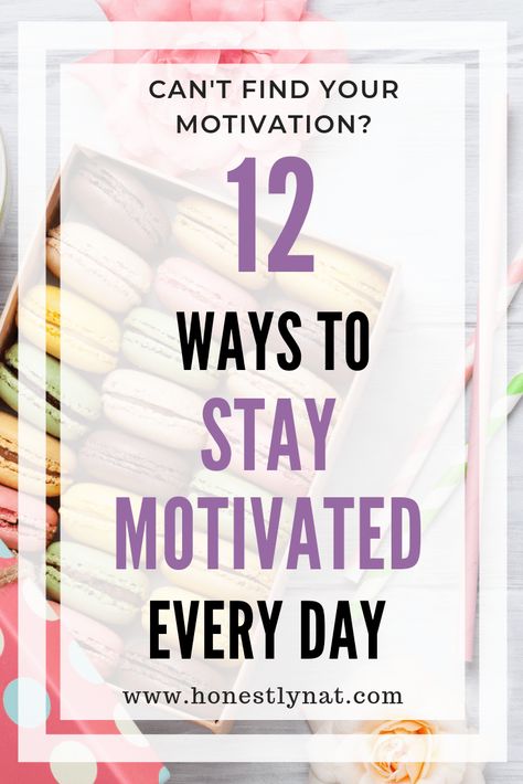 Trying to find your motivation?  It's not always easy to find motivation to work on your business.  Here are 12 ways to stay motivated every day and work towards whatever goals you aim for. #staymotivated #growyourbusiness #motivation How To Find Motivation, 52 Reasons, Ways To Stay Motivated, Motivation To Work, Finding Motivation, How To Get Motivated, Find Motivation, Friendly Letter, Good Time Management