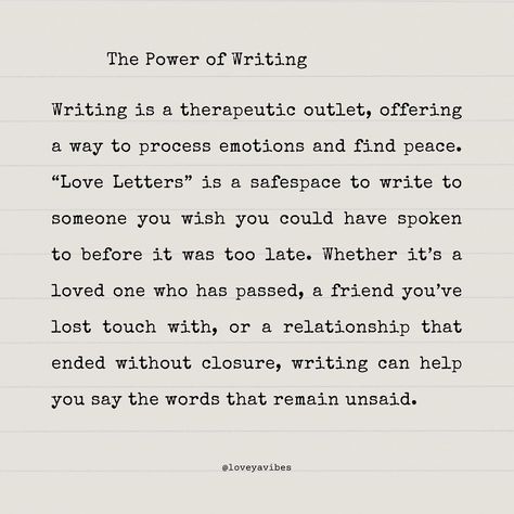 Sometimes, the words left unsaid weigh the heaviest on our hearts. Writing a love letter, even one that’s anonymous or never sent, can bring the closure you’ve been searching for. ✍️💕 Whether it's to heal from loss or express what you couldn’t before, there's power in putting pen to paper. Share your story, find peace, and let go. Visit our website to submit your own Love Letter and take that first step towards healing. Link in bio. 💌 #LoveYaVibes #HealingThroughWriting #MentalHealthMatters One Sided Love Letter, Write Letters To People And Never Send Them, How To End A Love Letter, Love Letters I Never Sent, Love Letters Never Sent, Writing A Love Letter, Love Ya, Mental Health Matters, First Step